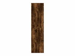 Clearance Armario madera contrachapada color roble ahumado 100x50x200 cm ES660985 Marru00f3n