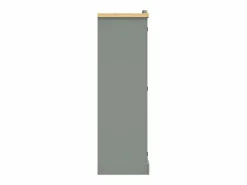 Outlet vidaxl Armario madera de pino Mexicano estilo Corona 2 Puertas Gris