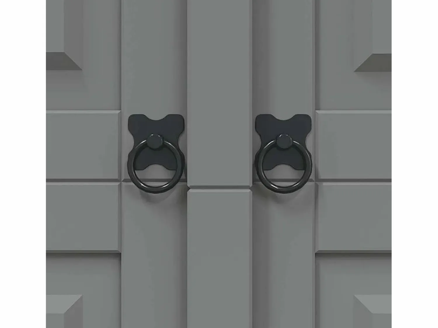 Outlet vidaxl Armario madera de pino Mexicano estilo Corona 2 Puertas Gris