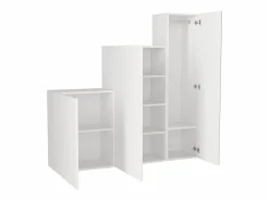 Outlet Armario modular con 1 espejo y 3 puertas - TELEZA Armario De Entrada
