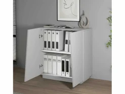 Armario multiusos Easy con 2 puertas mate 79,20x38x86 cm