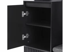 Hauss Spole Armario con 1 puerta, 2 cajones, 4 ganchos y 1 banco 100x35x180 cm