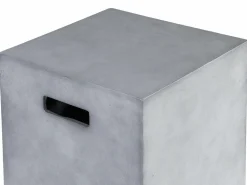 Vente-unique Armario para bombona de gas rectangular gris para gas en MGO - SEROZA Gris claro