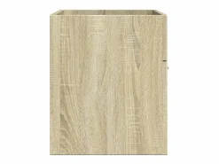 Outlet vidaxl Armario para lavabo contrachapada color roble 80x38,5x46 cm Marru00f3n