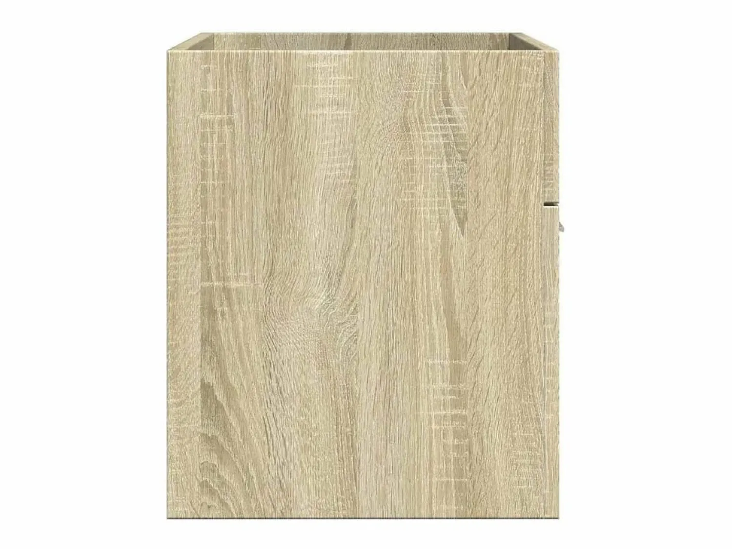 Outlet vidaxl Armario para lavabo contrachapada color roble 80x38,5x46 cm Marru00f3n