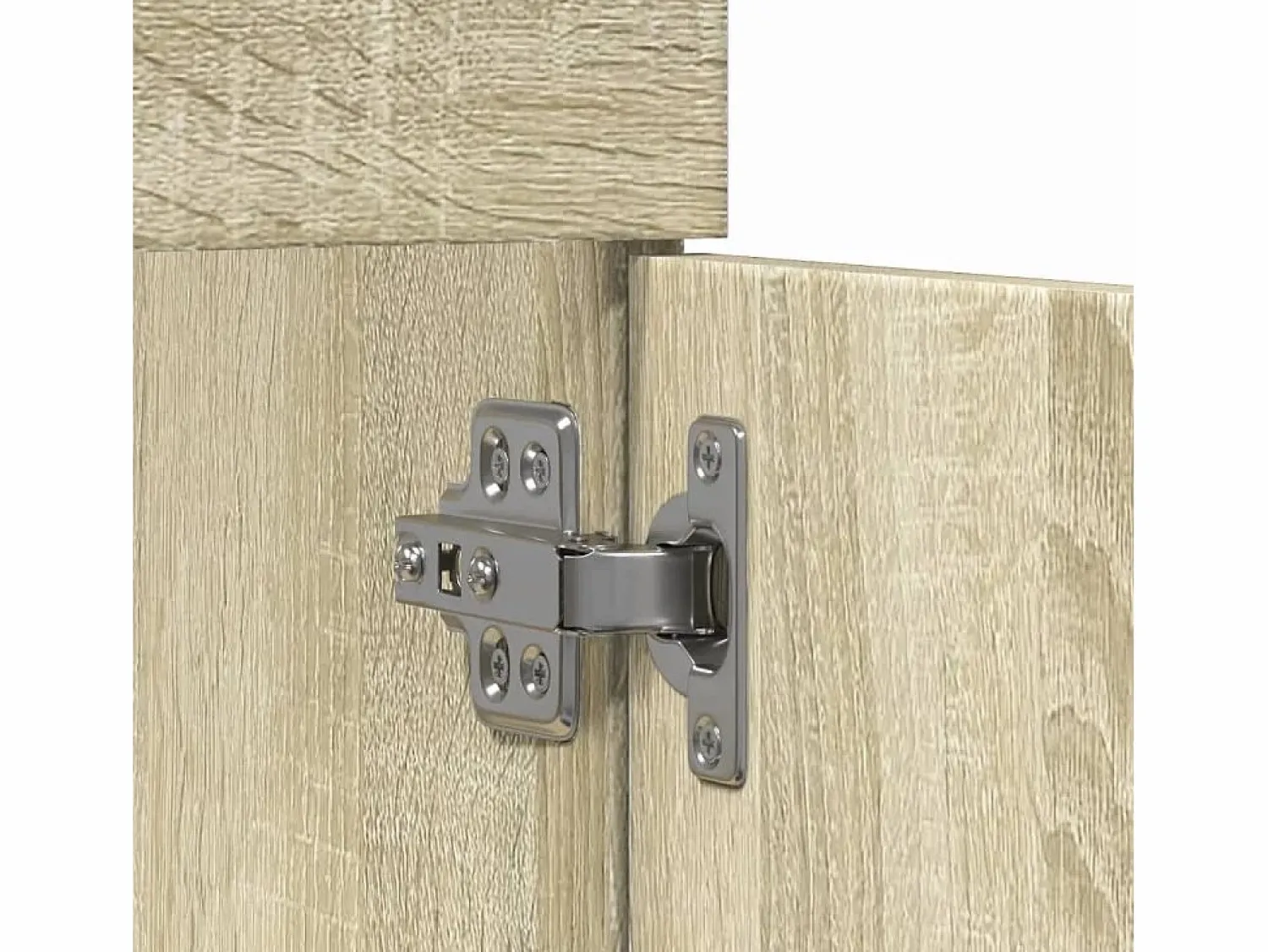 Outlet vidaxl Armario para lavabo contrachapada color roble 80x38,5x46 cm Marru00f3n