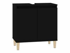 vidaxl Armario para lavabo madera contrachapada 58x33x60 cm