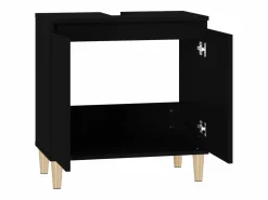 vidaxl Armario para lavabo madera contrachapada 58x33x60 cm