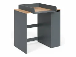 Vicco Armario para lavadora antracita/roble dorado 93.6x60.3x88.2 viktor