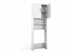 Vicco Armario para lavadora 64x26x190 Blanco