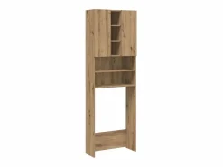 Online vidaxl Armario para lavadora Nemo 2 puertas + 5 compartimentos roble 190x64x25,5 cm Color natural oscuro