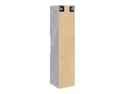 Sale Armario pared baño madera ingeniería hormigón 30x30x130 cm Columna De Baño