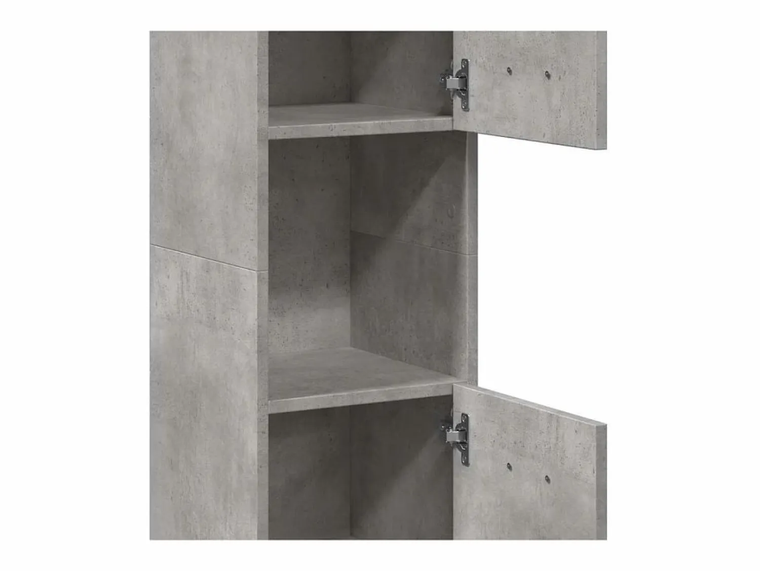 Sale Armario pared baño madera ingeniería hormigón 30x30x130 cm Columna De Baño