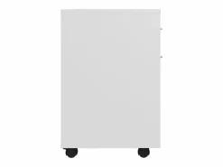 Clearance vidaxl Armario rodante de madera contrachapada 45x38x54 cm Blanco