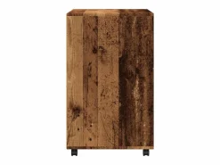 Hot Armario rodante de madera antigua 60x48x81 cm madera de ingeniería Marru00f3n