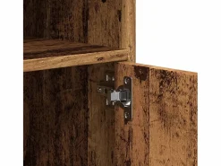 Hot Armario rodante de madera antigua 60x48x81 cm madera de ingeniería Marru00f3n
