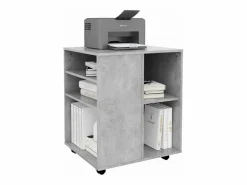 Online vidaxl Armario ruedas madera contrachapada hormigón 60x53x72 cm Gris