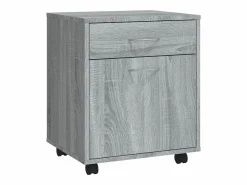 New Armario ruedas madera contrachapada Sonoma 45x38x54 cm Cajonera De Escritorio