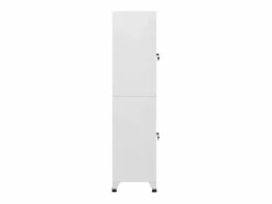 Outlet vidaxl Armario taquilla con 2 compartimentos 38x45x180 cm Gris