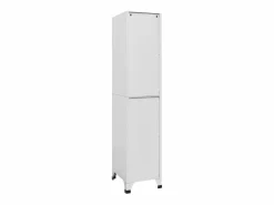 Outlet vidaxl Armario taquilla con 2 compartimentos 38x45x180 cm Gris