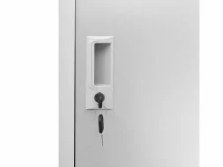 Hot vidaxl Armario taquilla de acero claro 90x45x92,5 cm Gris