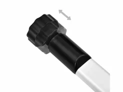 Sale vidaxl Armario telescópico con barras de aluminio Plateado