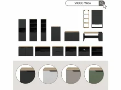Vicco Armario universal /sonoma 30.2x40x120 wido