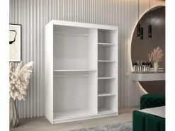 Abiks Möbel ARMARIO VERONA 4 DE PUERTAS CORREDERAS 200/150/62 2 puertas (blanco/blanco)