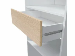 Armario Vestidor Aura Blanco Artik (Blanco Mate) - Roble Canadian Armario