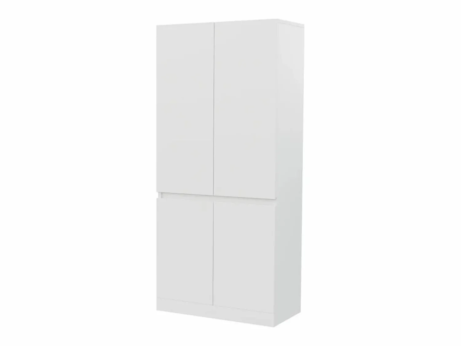 Best Armario 70x40x170 cm - 4 puertas - con varilla para colgar ropa - Armario