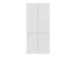 Best Armario 70x40x170 cm - 4 puertas - con varilla para colgar ropa - Armario