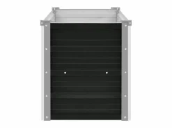 New Clicnbuy Arriate de acero galvanizado 160x40x45 cm Gris antracita