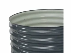 Clicnbuy Arriate de acero galvanizado 80x80x44 cm