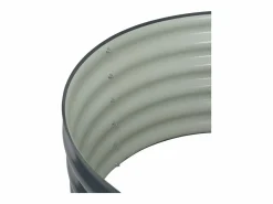 Clicnbuy Arriate de acero galvanizado 80x80x44 cm