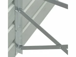 Best Arriate de jardín de acero galvanizado antracita 480x80x45 cm Jardinera