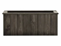 Discount Clicnbuy Arriate de madera maciza de pino oscuro 74x32x30 cm Gris