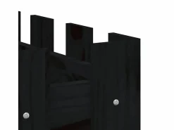 Clicnbuy Arriate elevado jardín con valla madera pino 100x50x50cm