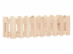 Online Arriate elevado jardín con valla madera maciza pino 100x30x30cm Jardinera