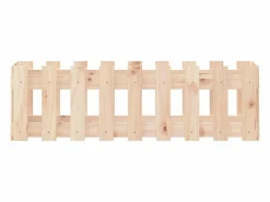 Online Arriate elevado jardín con valla madera maciza pino 100x30x30cm Jardinera