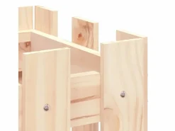 Online Arriate elevado jardín con valla madera maciza pino 100x30x30cm Jardinera