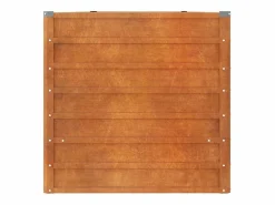 Online Arriate oxidado de acero corten 400x80x77 cm Jardinera