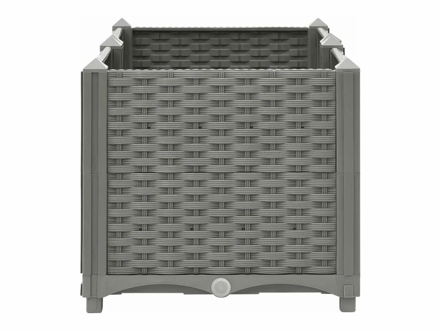 Discount Meubles Cosy Arriate polipropileno 80x40x38 cm Gris