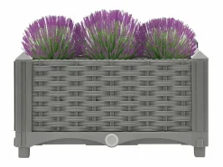 Best Clicnbuy Arriate polipropileno 40x40x23 cm Gris