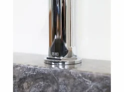 Online Essebagno Art Deco Mezclador bajo de lavabo cromado Plateado