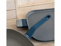 Hot Asador Baltic Quid aluminio estampado gris/ 39x28 cm Azul