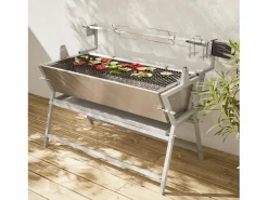 Sale Sweeek Asador de carbón con espetón eléctrico Gris