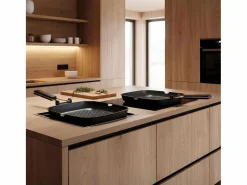 Clearance Asador Ebano Quid con asa plegable aluminio fundido 28 cm Negro