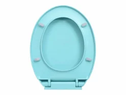 Clearance Helloshop26 Asiento de inodoro con cierre suave inodoro asiento de inodoro para baño para casa restaurante tienda hotel ovalado 02_0002925 Verde
