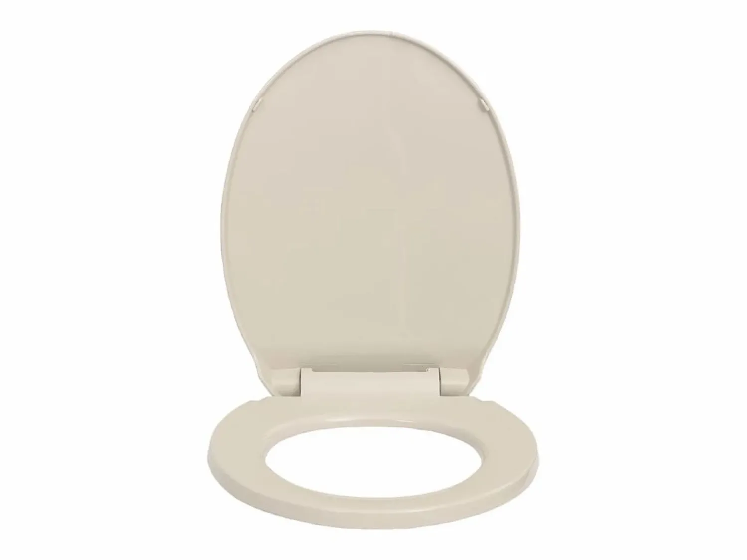 Online Helloshop26 Asiento de inodoro con tapa de cierre suave ovalado color albaricoque 02_0002919 Multicolor