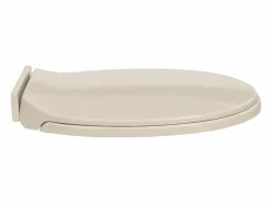Online Helloshop26 Asiento de inodoro con tapa de cierre suave ovalado color albaricoque 02_0002919 Multicolor